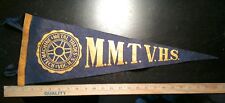 Vintage 1940‘s 50‘s NYC Machine & Metal Trades Tech Vocational H.S. Felt Pennant picture
