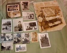 ~15~ Vintage Damaged PHOTOGRAPHS Horse Soldier Newstand Wrestling B & W picture