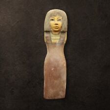 Very RARE Antique Wooden Statue of Ancient Egyptian Funerary Servant Ushabti picture