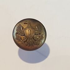 1885 antique INFANTRY BRASS PIN thomas n dale & co new york RARE button picture