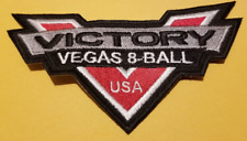 VEGAS 8-BALL Victory Motorcycles USA Embroidered Patch approx 2.5 x4.5