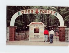 Postcard Entrance to Deer Forest Paw Paw Lake Coloma Michigan SUA picture