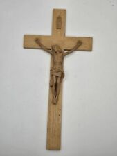 Vintage Jesus Christ Crucifix Holy Ghost Missions Washington DC Plastic Cross picture