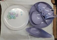  Vintage ROYALON MELMAC  Dinnerware  Violet/Lavender 14pc picture