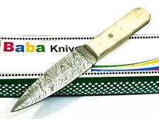 CUSTOM HANDMADE FORGED DAMASCUS Steel Dagger Hunting Knife with Resin Handle picture