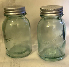 Robinson Jars Muncie Indiana Salt & Pepper Shakers Set picture