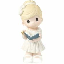 Precious Moments, This Is The Day The Lord Has Made Bisque Porcelain Girl Figuri picture