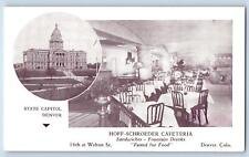 c1920's Hoff Schroeder Cafeteria Interior State Capitol Denver Colorado Postcard picture