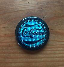 VINTAGE late 70s CO-CAINE Cocaine WIDE prismatic badge button pin RARE picture