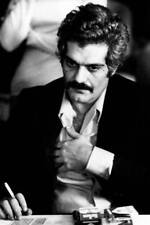 Egyptian actor Omar Sharif playing bridge Paris 1970s Historic Old Photo picture