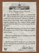 The American's Creed Certificate, 1965 William Tyler Page High School Graduation picture