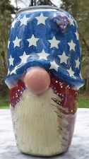 Gnome Rare and unique lidded Mug Fourth of July Patriotic picture