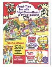 2004 Frigid Cheese Heads The Simpsons Win Stuff Vintage Magazine Print Ad/Poster picture