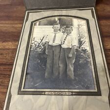 Shadow Boys BLACK AND WHITE Found Photograph VINTAGE Original Snapshot picture