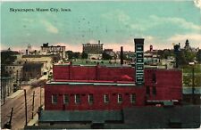 1913 Skyscrapers in Mason City Iowa EB HIGLEY CO Postcard picture