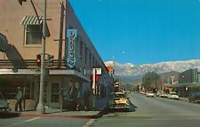 Banning CA California 1960s Downtown Main Street Idyllwild Hotel Vtg Postcard S9 picture