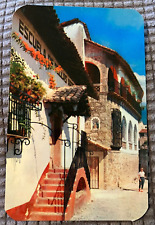 VTG Round Corner Postcard - School of Fine Arts at Taxco, Guerrero, Mexico picture