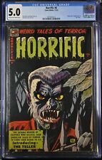 Horrific #8 - Comic Media 1953 CGC 5.0 Origin and 1st appearance of the Teller. picture