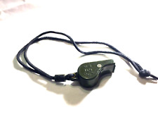 Vintage US Military Whistle (marked U.S. 1976 O.K.T.) Green Plastic picture