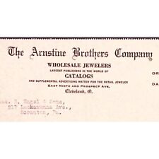 1919 CLEVELAND OHIO ARNSTINE BROTHERS COMPANY JEWELERS BILLHEAD INVOICE Z164 picture