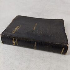 Rare 1927 ATQ Holy Bible The Self Pronouncing International Press Series Leather picture