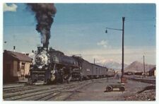 Denver Rio Grande Western Railroad Train Steam Engine Locomotive 1801 Postcard picture