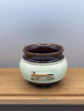Antique Bourne Denby Derby Sugar Bowl Hound And Fox C. 1900's Made In England  picture