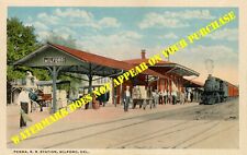 Pennsylvania PRR Milford DE station REPRODUCTION from postcard picture
