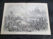 1885 Civil War Print- Federals Attack Confederate Works, Vicksburg, Mississippi picture