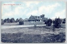 Toledo Ohio~Ottawa Park Club House~Guests on Lawn~1908 Tom Jones Postcard picture