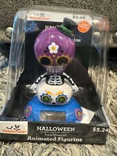 HTF Halloween Solar Powered Dancing Toy Bobblehead Day of the Dead Zombie 2022 picture
