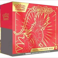 Pokemon TCG Red Koraidon Elite Trainer Box Scarlet Violet Trading Card Game picture