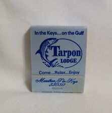 Vintage Tarpon Lodge Resort Matchbook Marathon Florida Keys Advertising Full picture