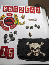 Lot Of  14  Vintage Boy Scouts BSA Patches and pins and buttons picture