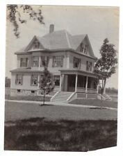 2 Ca. 1900 West Newton MA Waltham Street Photos House Mass Antique Victorian picture