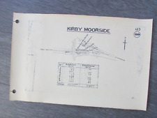 Kirbymoorside 1905 Railway Sidings Plan Diagram Gilling to Pickering LNER Line picture