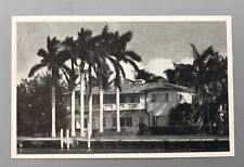 Antique RPPC Real Photo Home Mrs William Fisher Miami FL Sightseeing Boats Tour picture