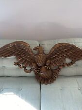 Vintage Syroco American Eagle With Flag 46