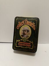 Vintage Jack Daniels Playing Cards Collector Tin Only NO CARDS picture