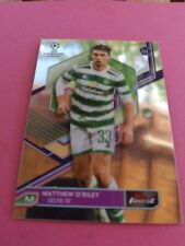 Matthew O'Riley Celtic FC Rookie Card Foot Card Topps Finest Champions... picture