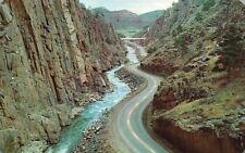 Postcard CO Thompson Canyon Highway 34 Rugged Cliffs Chrome Vintage PC H7915 picture
