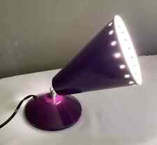 Vintage Style Cone-Shaped Lamp Corded Mid-Century Modern/Atomic Age Color Purple picture