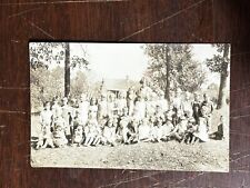 RPPC School Photo Postcard Children One Room Schoolhouse Antique picture