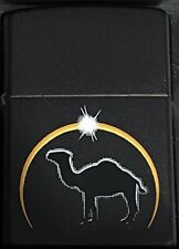 ZIPPO 1997 CAMEL MOONLIGHT ECLIPSE BLACK MATTE LIGHTER SEALED IN BOX c742 picture