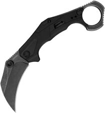 Kershaw Outlier Pocket Knife Linerlock A/O Black Folding 8Cr13MoV Karambit picture