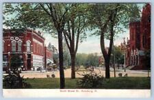 1910's GALESBURG ILLINOIS SOUTH BROAD STREET COX BROTHERS LITHO-CHROME POSTCARD picture