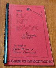 Master of Ceremonies Bit Book; McDuff, Algoniquin - As Told to R. Bryson Jr picture