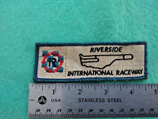 Vintage Riverside International Raceway California Hat Patch picture