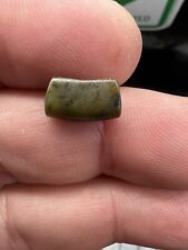 Ancient Ban Chiang Chinese sculpted jade bead STUNNING 11.9 x 6.5 x 5.3 mm RARE picture
