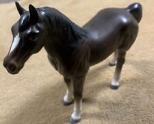 Ceramic Chestnut Quarter Horse With Four Stockings And Blaze READ picture